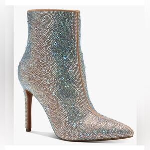 INC International Concepts Reisa 6 Bling Ankle Booties 7.5